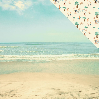 GRATIS! Kaisercraft Papier Summer Splash Sunkissed 12x12"