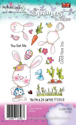 Polkadoodles Stempel Carrot Friend Clear Stamps