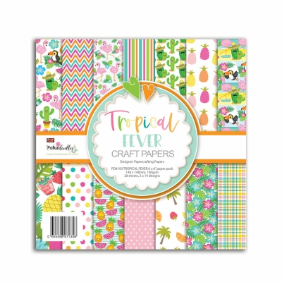 Polkadoodles Papierpack Tropical Fever 6x6"