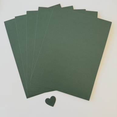 Perlglanzpapiere dunkelgrün 15x20cm 5 Bogen