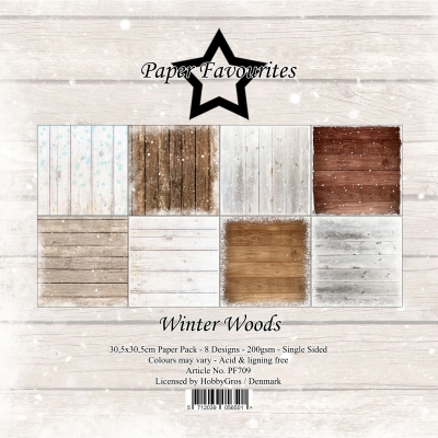 Paper Favourites Papierpack Winter Woods 30.5x30.5cm