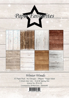 Paper Favourites Papierpack Winter Woods A5 (14.8x21.0cm)