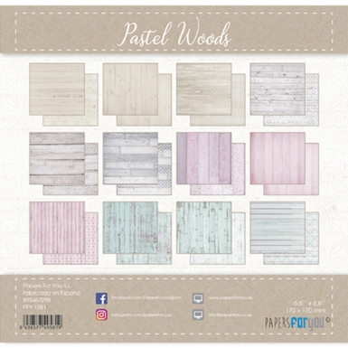 Preview: Papers For You Papierpack Pastel Woods Collection 6x6