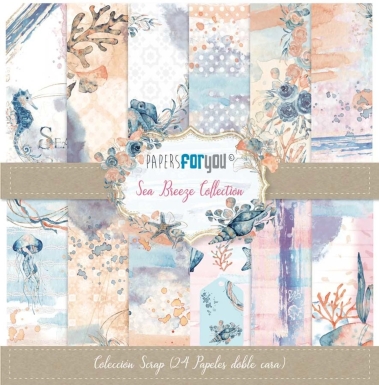 Papers For You Papierpack Sea Breeze 6x6" (15.2x15.2cm)