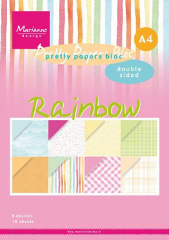 Marianne Design A4 Papierblock Rainbow