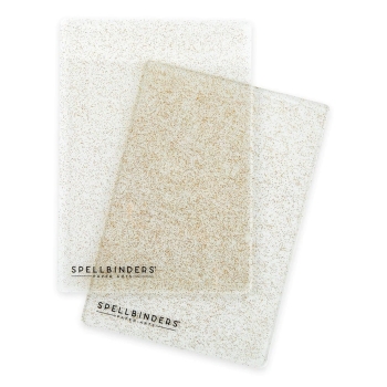 Spellbinders Standard Schneideplatten Glitter Cutting Platium Plates 15.4 x 22.2 x 0.3cm (2 Stück)