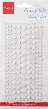 Marianne Design Enamel Dots Glitter Snowflakes