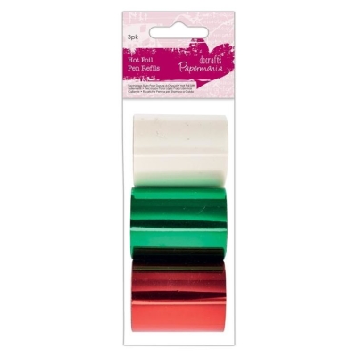 Papermania Hot Foil Rollen Weihnachten 3 Stück
