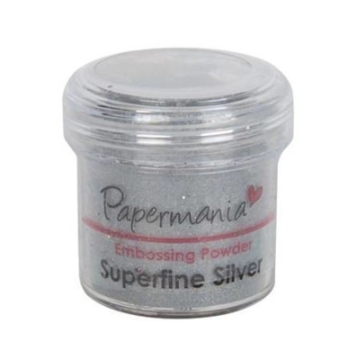 Docrafts Papermania Embossingpulver Superfine Silber