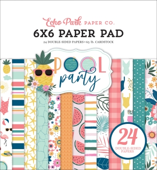 Echo Park Paper Papierblock Pool Party 6x6"