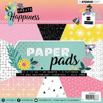 GRATIS! Studio Light Papierblock Create Happiness Paper Pads Nr. 112