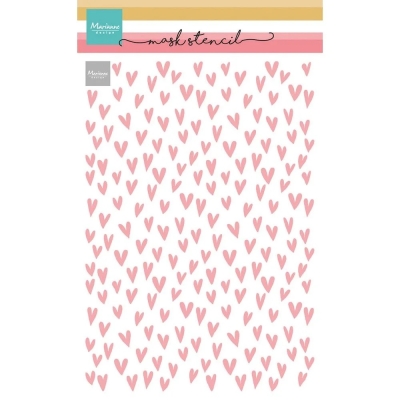 Marianne Design Mask Stencil Hearts 14.5x20.5cm