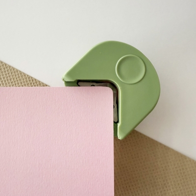 Eckenrunder mintgrün für Papier