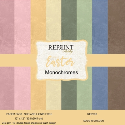 Reprint Cardstock Hallo Ostern Hello Easter 240gsm 12x12"
