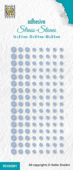 Nellie's Choice Strass-Steine babyblau Adhesive Strass-Stones