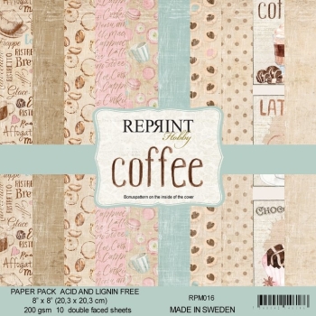 Reprint Papierpack Coffee 20.3x20.3cm