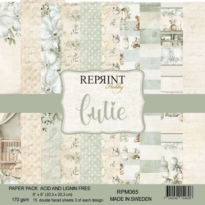 Reprint Papierpack Cutie 8x8" 20.3x20.3cm 170gsm
