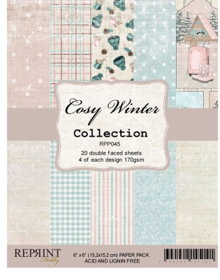 Reprint Papierpack Cozy Winter 6x6" 15.2x15.2cm