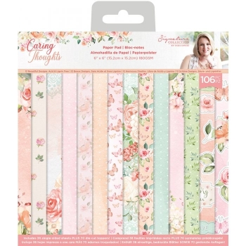 Crafter's Companion Papierblock Caring Thoughts 6x6" 48 Blatt