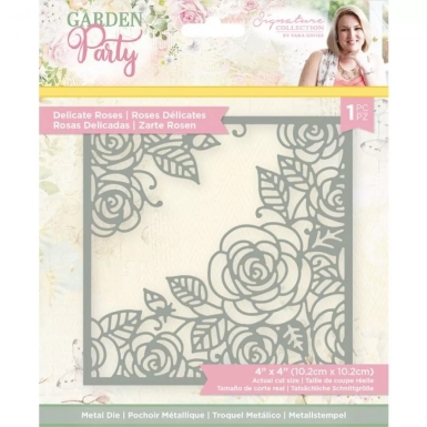 Crafter's Companion Stanzform Zarte Rosen 4x4" (10.2x10.2cm)