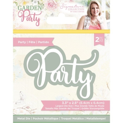 Crafter's Companion Stanzschablone Party 8.4x6.4cm