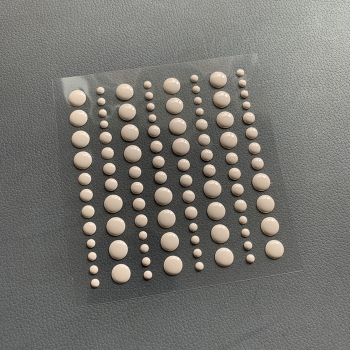 Simple and Basic Klebeperlen Baileys Braun Adhesive Enamel Dots