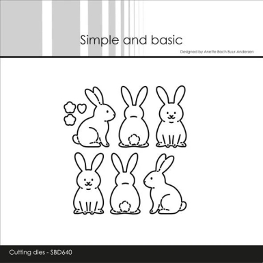 Simple and Basic Stanzformen Easter Bunnies PRE-ORDER Lieferbar ab 23.02.2026