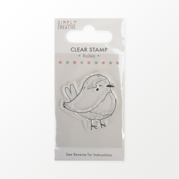 Simply Creative Stempel Robin Clear Stamp 4.0x4.5cm