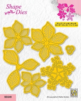 Nellie's Choice Stanzschablonen Weihnachtssterne Shape Dies