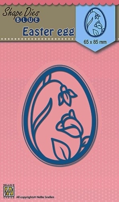 Nellie's Choice Stanzschablonenset Easter Egg 6.5x8.5cm