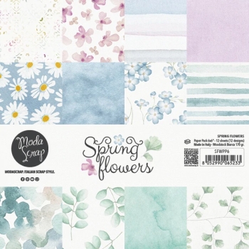 ModaScrap Papierpack Spring Flowers 6x6"