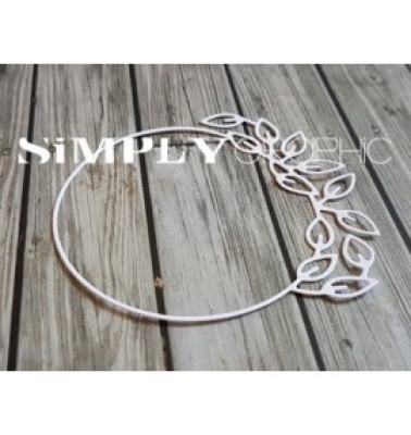 Simply Graphic Stanzschablone Blätterkranz Couronne de feuilles 6.5cm