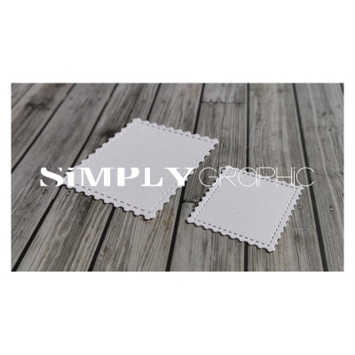 Simply Graphic Stanzschablonen Briefmarken Timbres