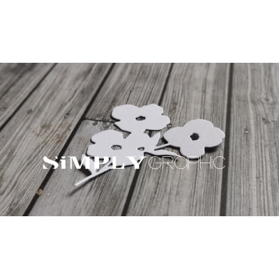 Simply Graphic Stanzschablone Bouquet 5.5x4.5cm