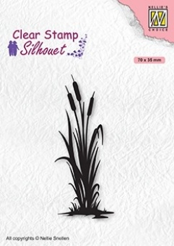 Nellie's Choice Stempel Bulrushes Clear Stamps 7.0x3.5cm