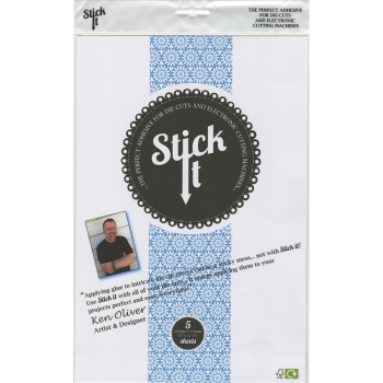 Ken Oliver Stick it Klebefolie A4 Adhesive Sheets 8x12.25" 5 Stück