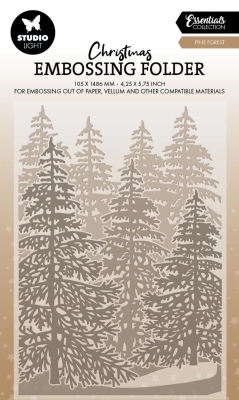 Studio Light Prägeschablone Pinienwald Pine Forest Christmas Essentials 10.5x14.8cm