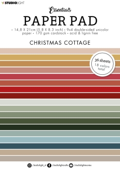 Studio Light Papierblock Christmas Cottage 14.8x21cm