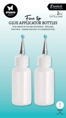 Studio Light Applikator Fläschchen Glue Applicator Bottles fine Tip