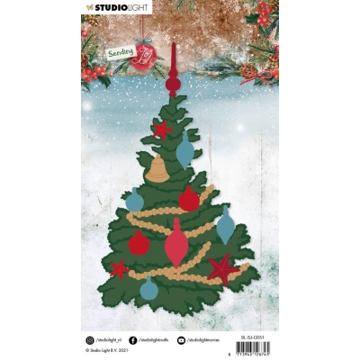GRATIS! Studio Light Stanzform Weihnachtsbaum Build a Christmas Tree Sending Joy Nr. 51
