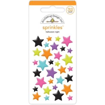 Doodlebug Design Aufkleber Adhesive Sprinkles Halloween Night