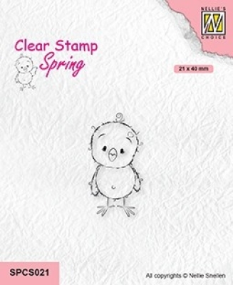 Nellie's Choice Clearstempel Küken I am chickie 2.1x4.0cm