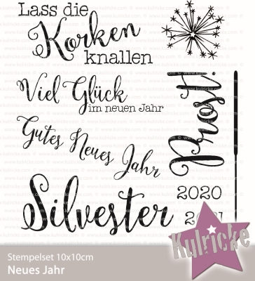 Kulricke Stempel Neues Jahr Clear Stamps (2020/2021)