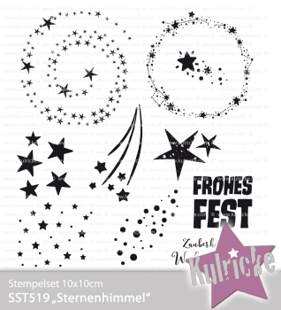 Kulricke Stempel Sternenhimmel Clear Stamps 10x10cm