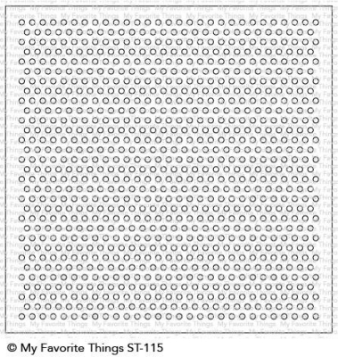 My Favorite Things Stencil Schablone Mini Staggered Circles 15.2x15.2cm