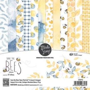 ModaScrap Papierpack Save the Bees 6x6"