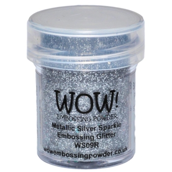WOW! Embossingpulver Metallic Silver Sparkle 15ml