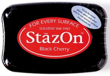 Tsukineko StazOn Stempelkissen Black Cherry Ink Pad