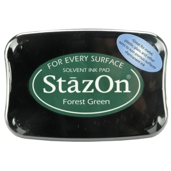 Tsukineko StazOn Stempelkissen Forest Green Ink Pad
