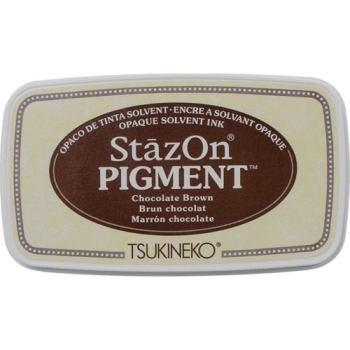 Tsukineko Stempelkissen StazOn Pigment Chocolate Brown